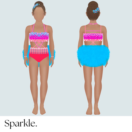 Feather Party - CHOOSE CUSTOM COLORS - 25% Deposit to Reserve - Sparkle Worldwide