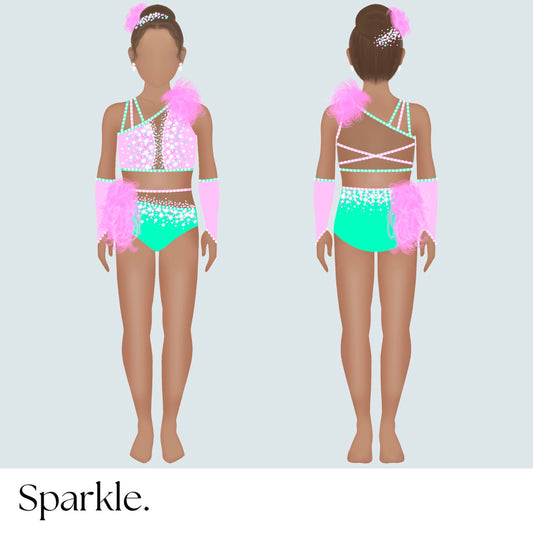 Petal Pizzazz - CHOOSE CUSTOM COLORS - 25% Deposit to Reserve - Sparkle Worldwide