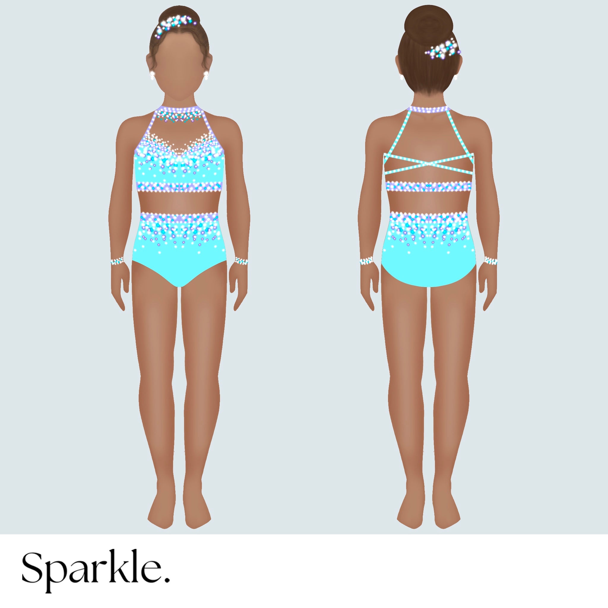 Icicle Shimmer - CHOOSE CUSTOM COLORS - 25% Deposit to Reserve