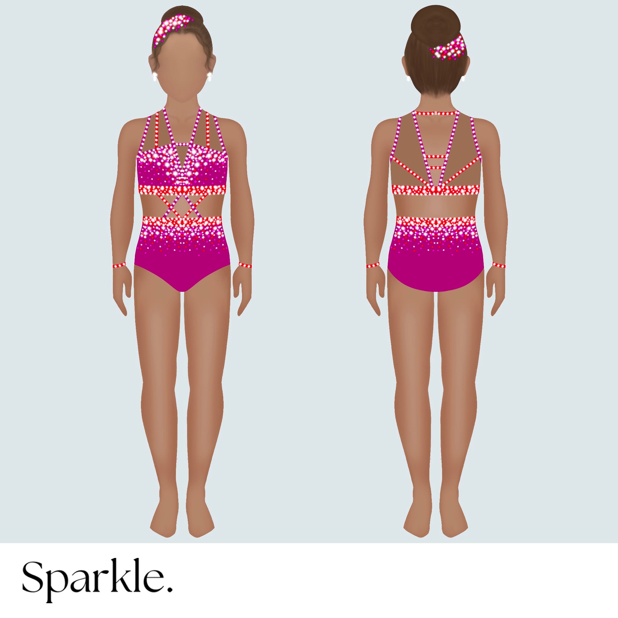 Razzle Bloom - CHOOSE CUSTOM COLORS - 25% Deposit to Reserve