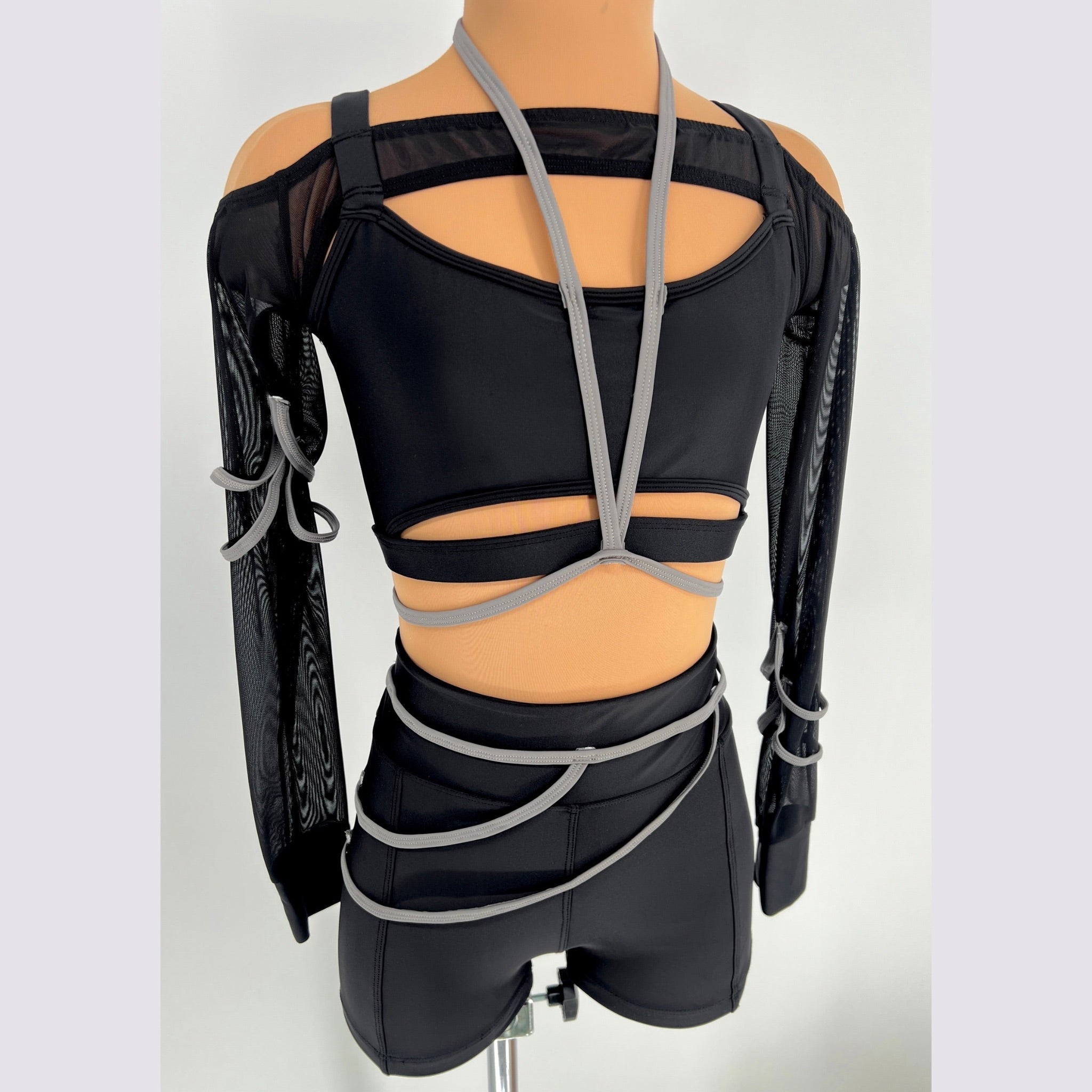 Adult Small | Shadow Rebel | Black & Grey - Sparkle Worldwide