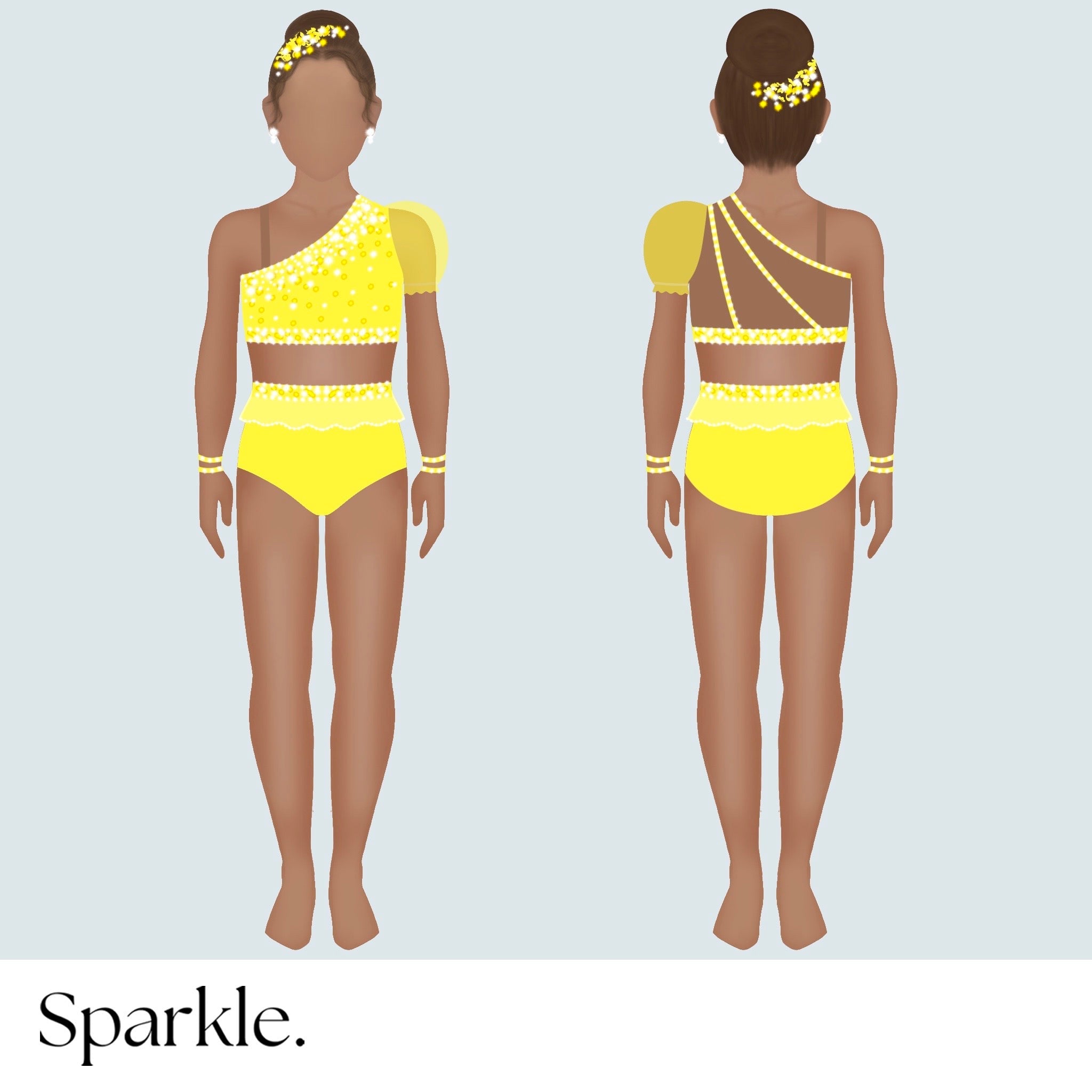 Banana Bling - CHOOSE CUSTOM COLORS - 25% Deposit to Reserve - Sparkle Worldwide