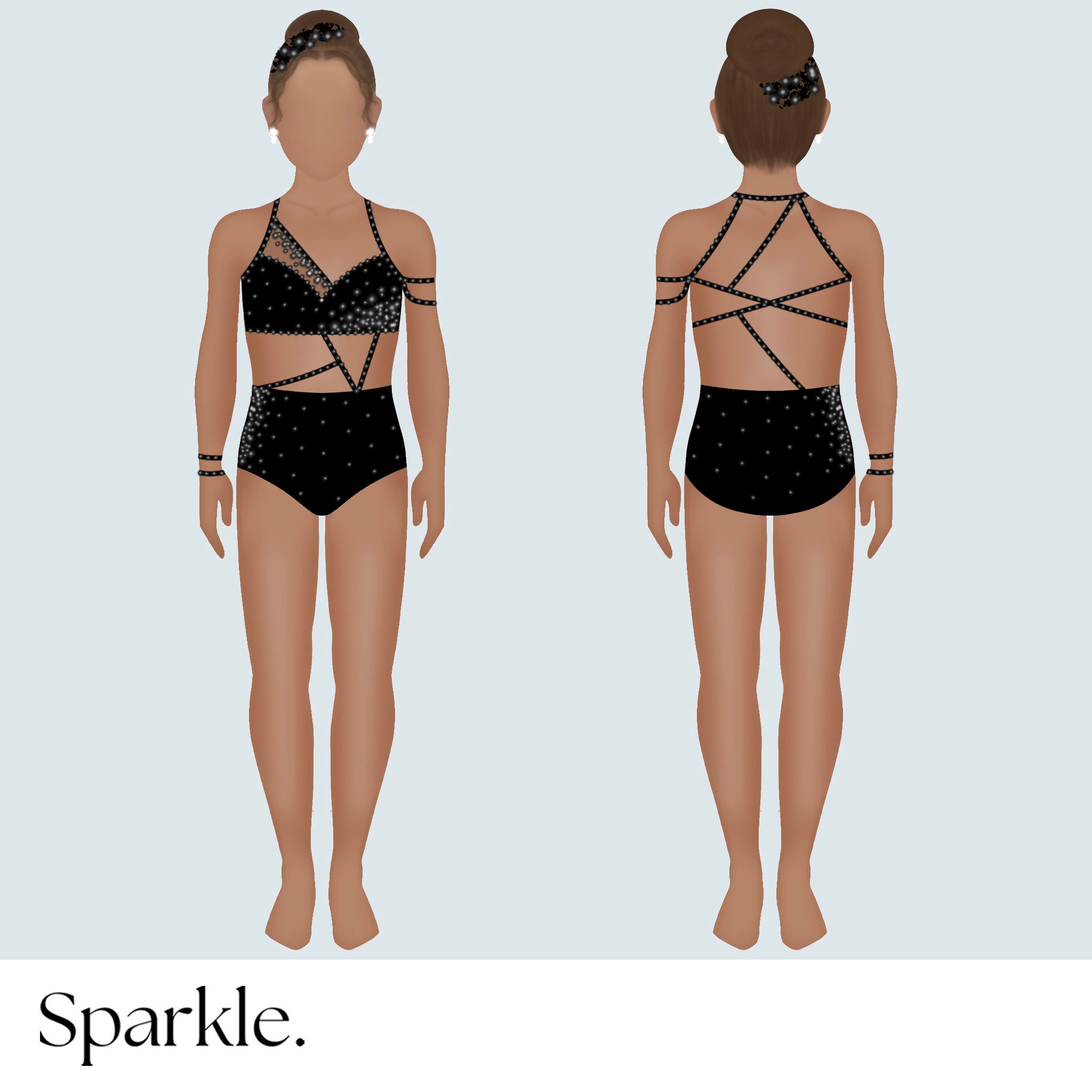 Black Diamond - CHOOSE CUSTOM COLORS - 25% Deposit to Reserve - Sparkle Worldwide
