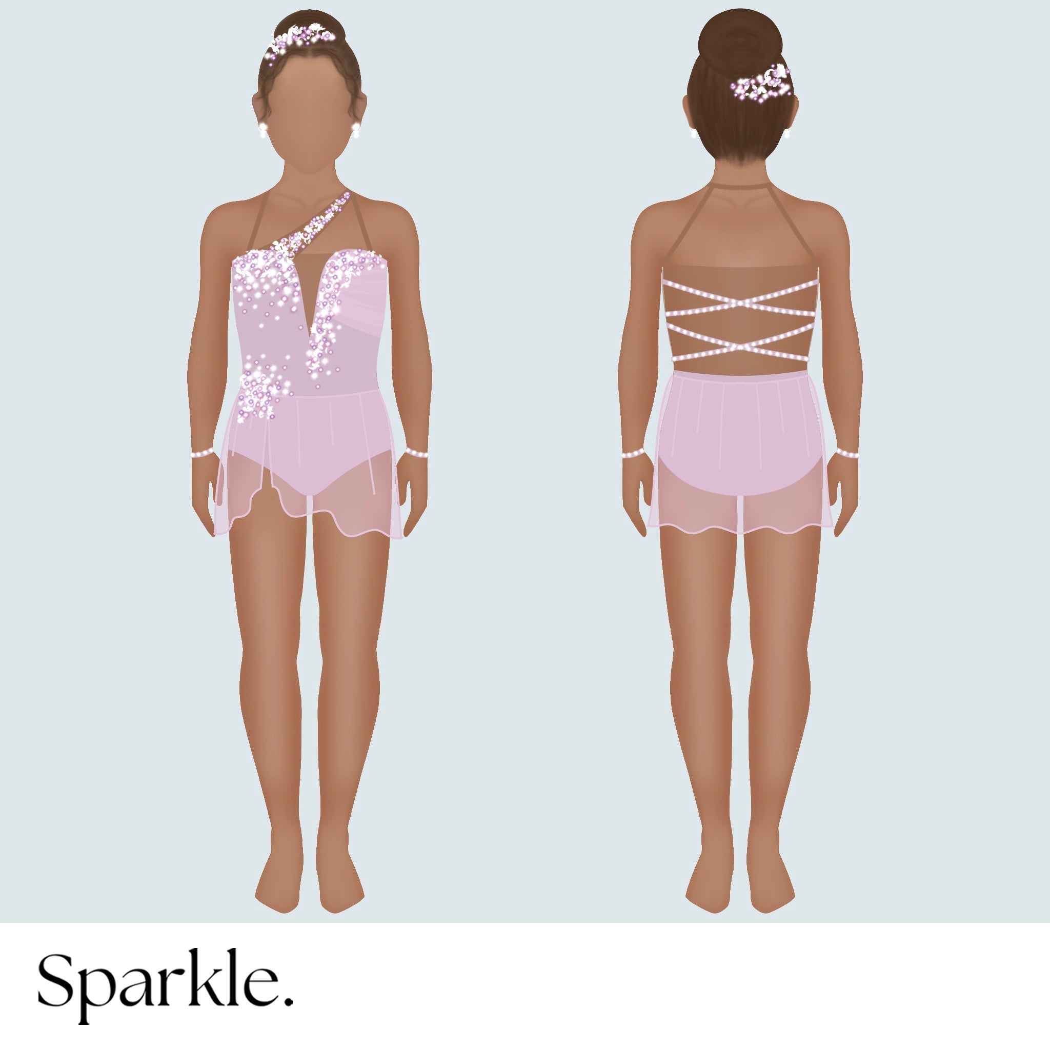 Blush Haze - CHOOSE CUSTOM COLORS - 25% Deposit to Reserve - Sparkle Worldwide