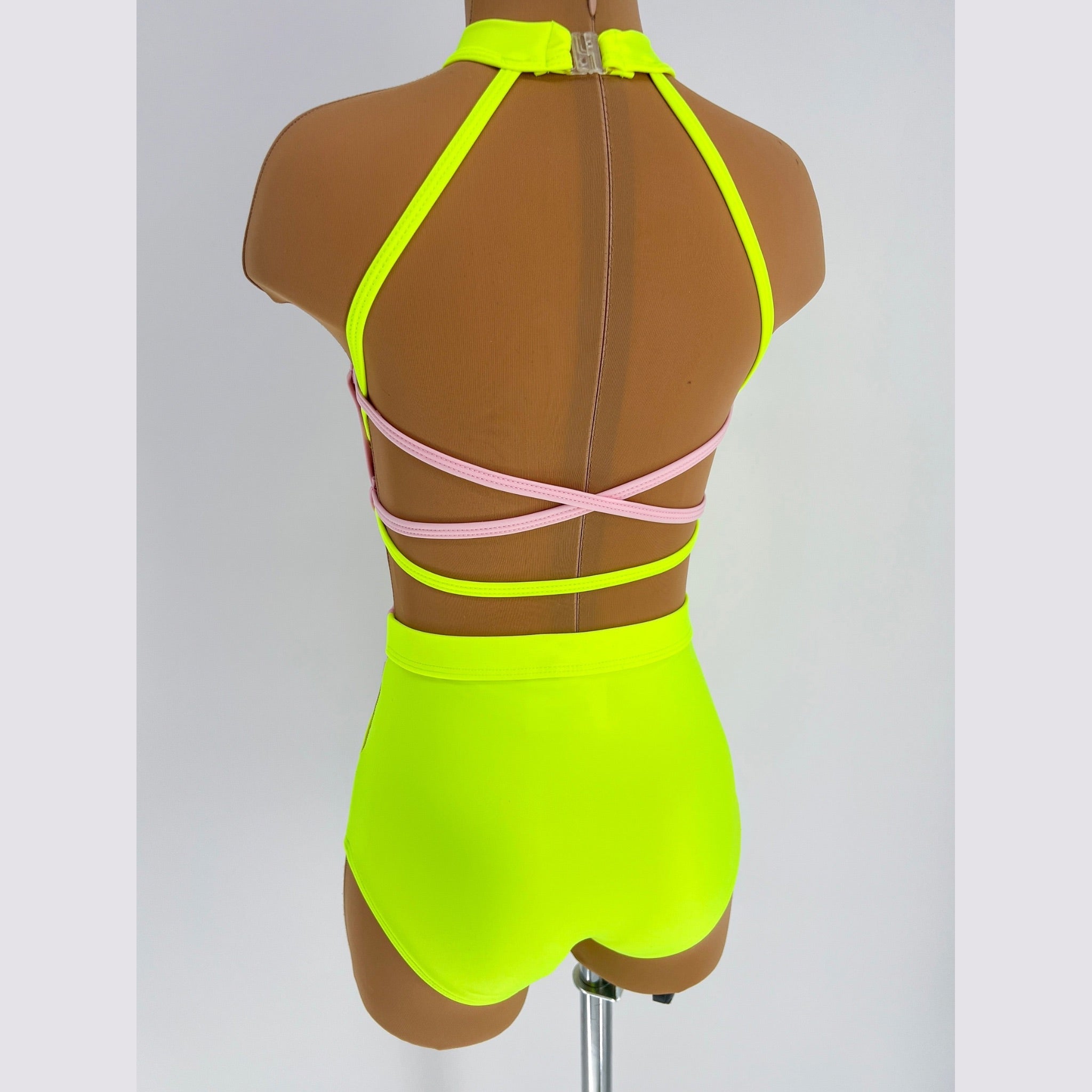 Child 8 | Neon Kiss | Neon Yellow & Baby Pink - Sparkle Worldwide