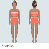 Coral Whimsy - CHOOSE CUSTOM COLORS - 25% Deposit to Reserve - Sparkle Worldwide