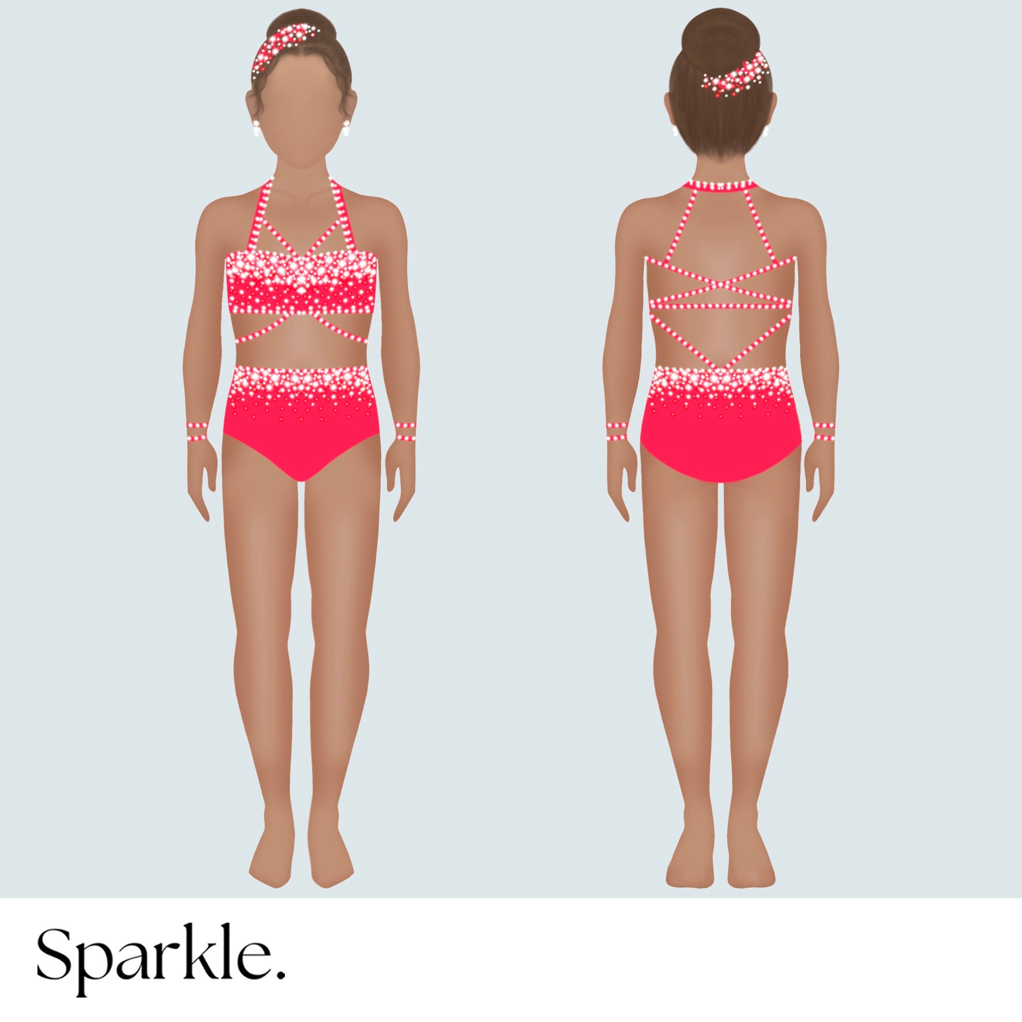 Gleaming Fire - CHOOSE CUSTOM COLORS - 25% Deposit to Reserve - Sparkle Worldwide