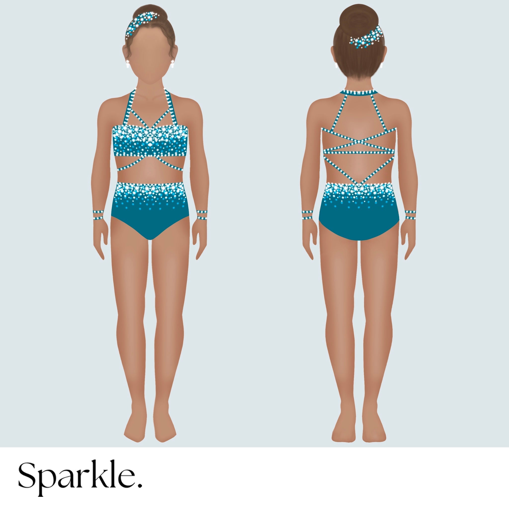 Gleaming Fire - CHOOSE CUSTOM COLORS - 25% Deposit to Reserve - Sparkle Worldwide