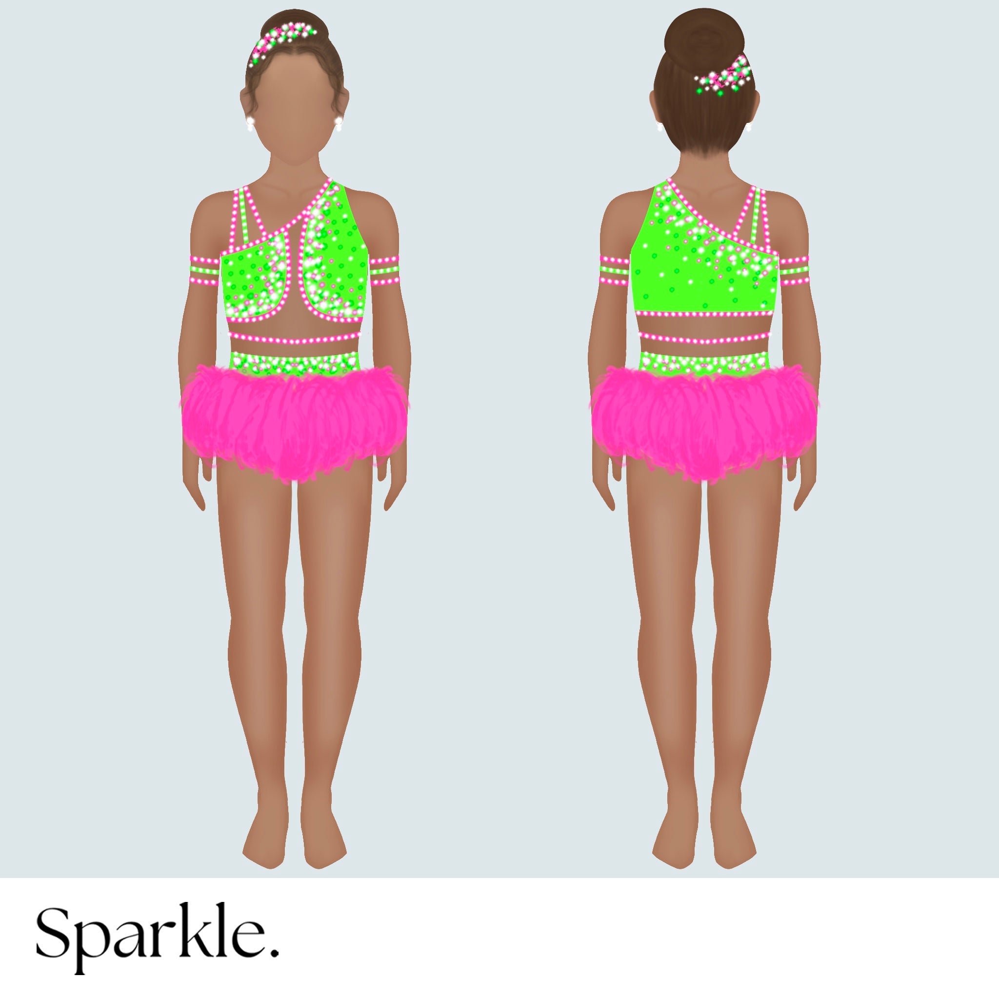 Lime Fizz - CHOOSE CUSTOM COLORS - 25% Deposit to Reserve - Sparkle Worldwide