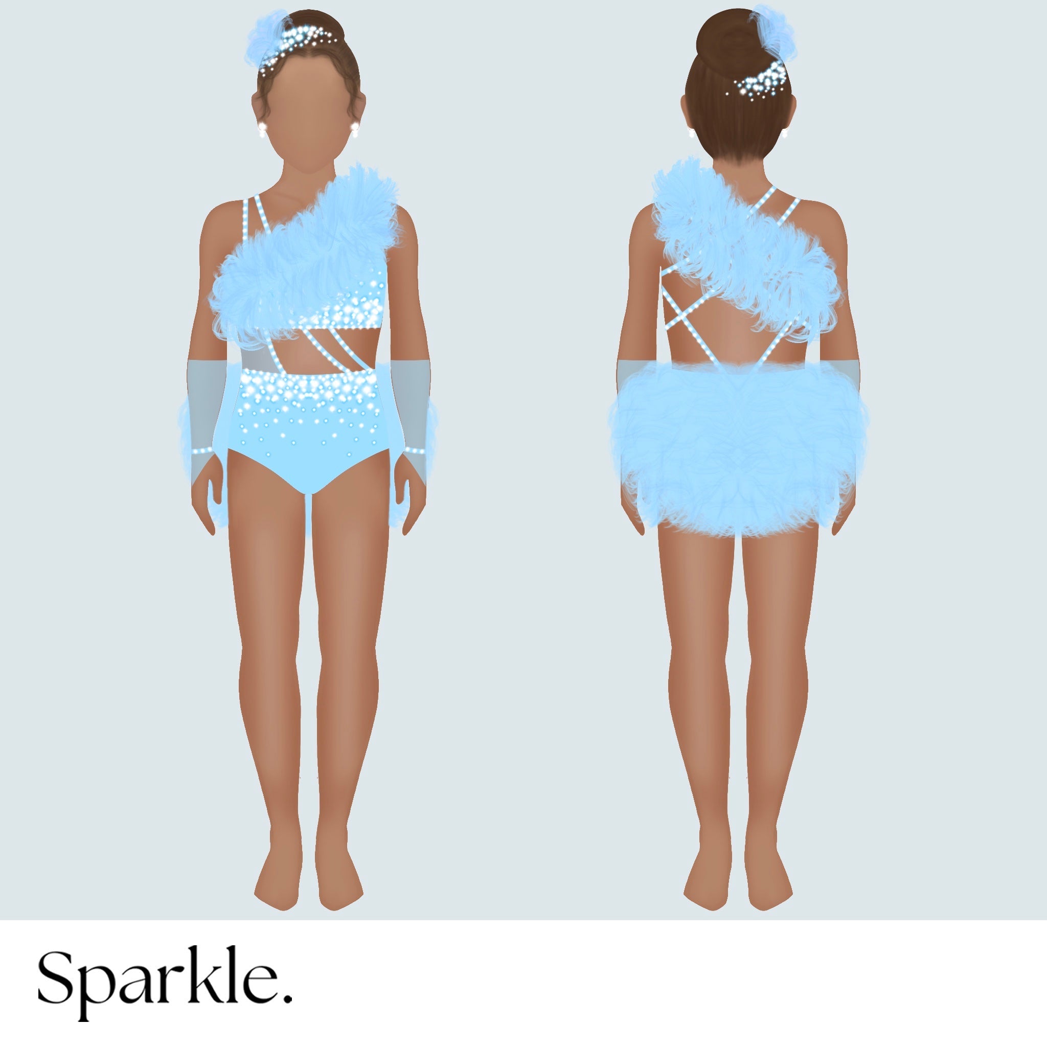 Sky Princess - CHOOSE CUSTOM COLORS - 25% Deposit to Reserve - Sparkle Worldwide