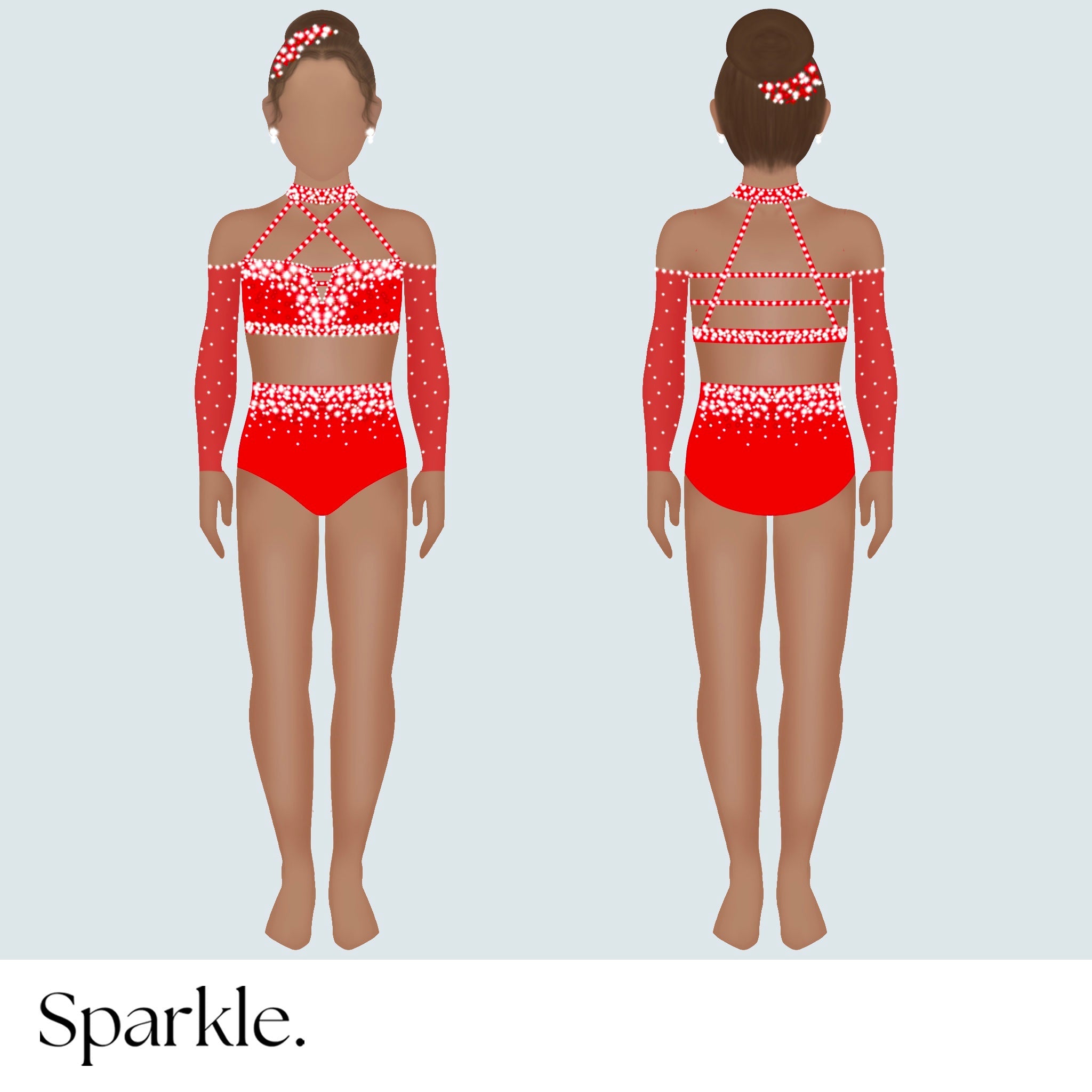 Starstruck Cherry - CHOOSE CUSTOM COLORS - 25% Deposit to Reserve - Sparkle Worldwide