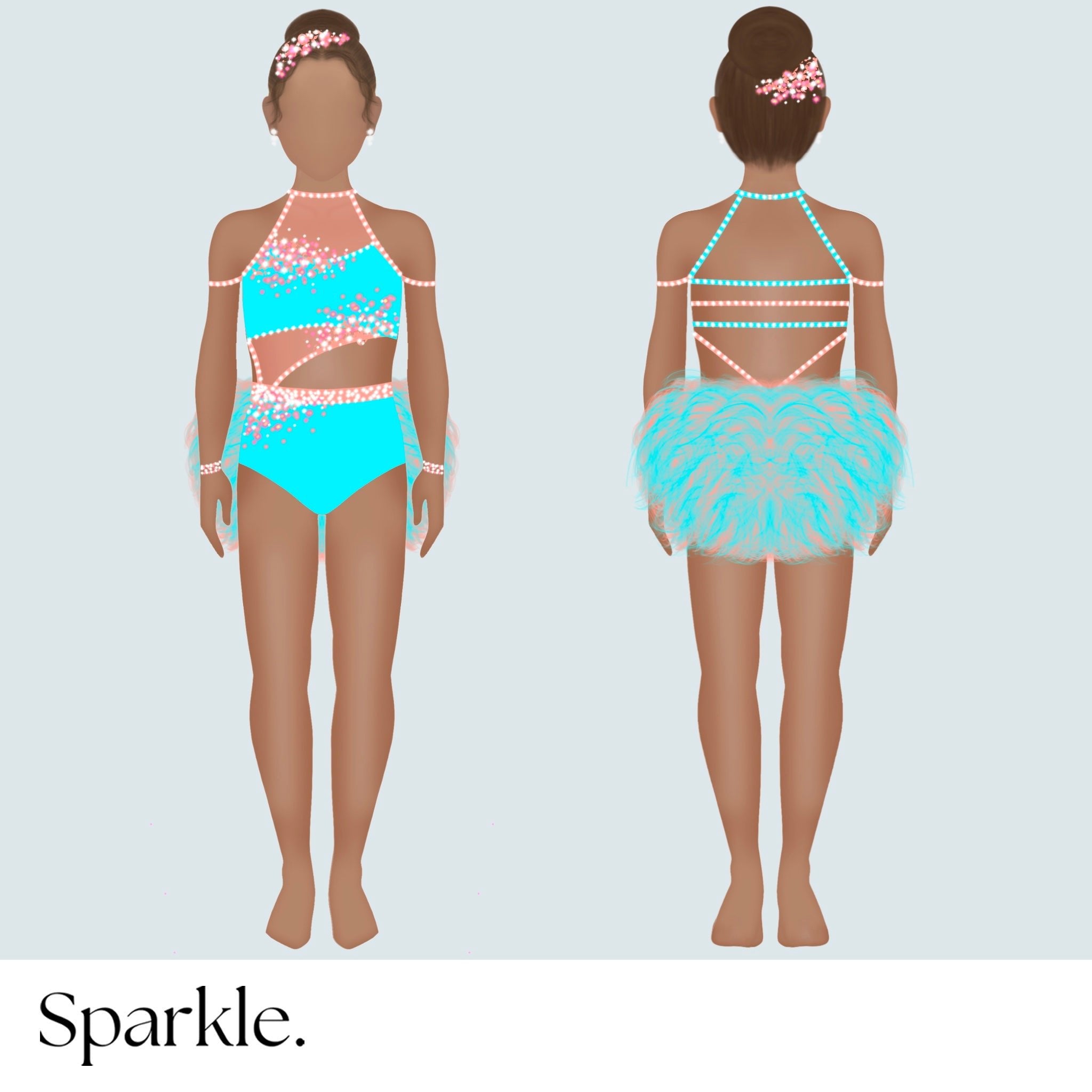 Zesty Bloom - CHOOSE CUSTOM COLORS - 25% Deposit to Reserve - Sparkle Worldwide