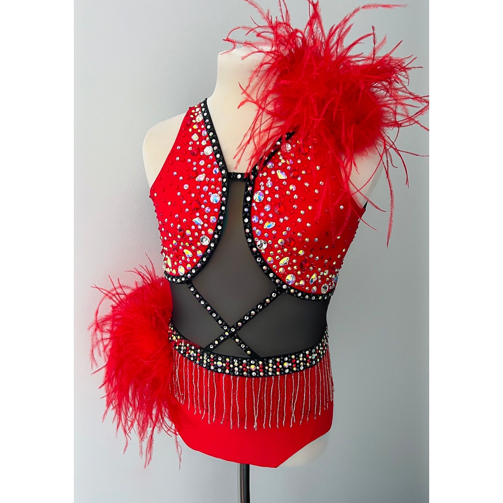 Alexandra's Costume | Classy Crimson - Sparkle Worldwide