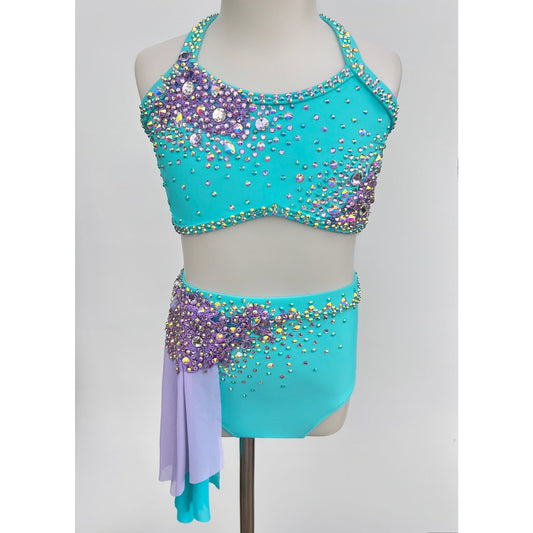 Bernadine's Costume | Aqua & Lavender Lyrical - Sparkle Worldwide