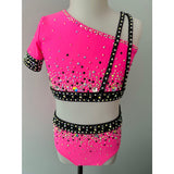 Child 10 | Black and Pink Jazz Dance Costume - Sparkle Worldwide