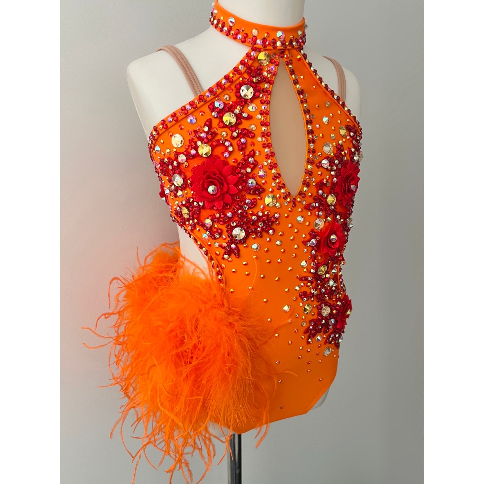 Child 10 | Fiesta Flame Jazz Costume - Sparkle Worldwide