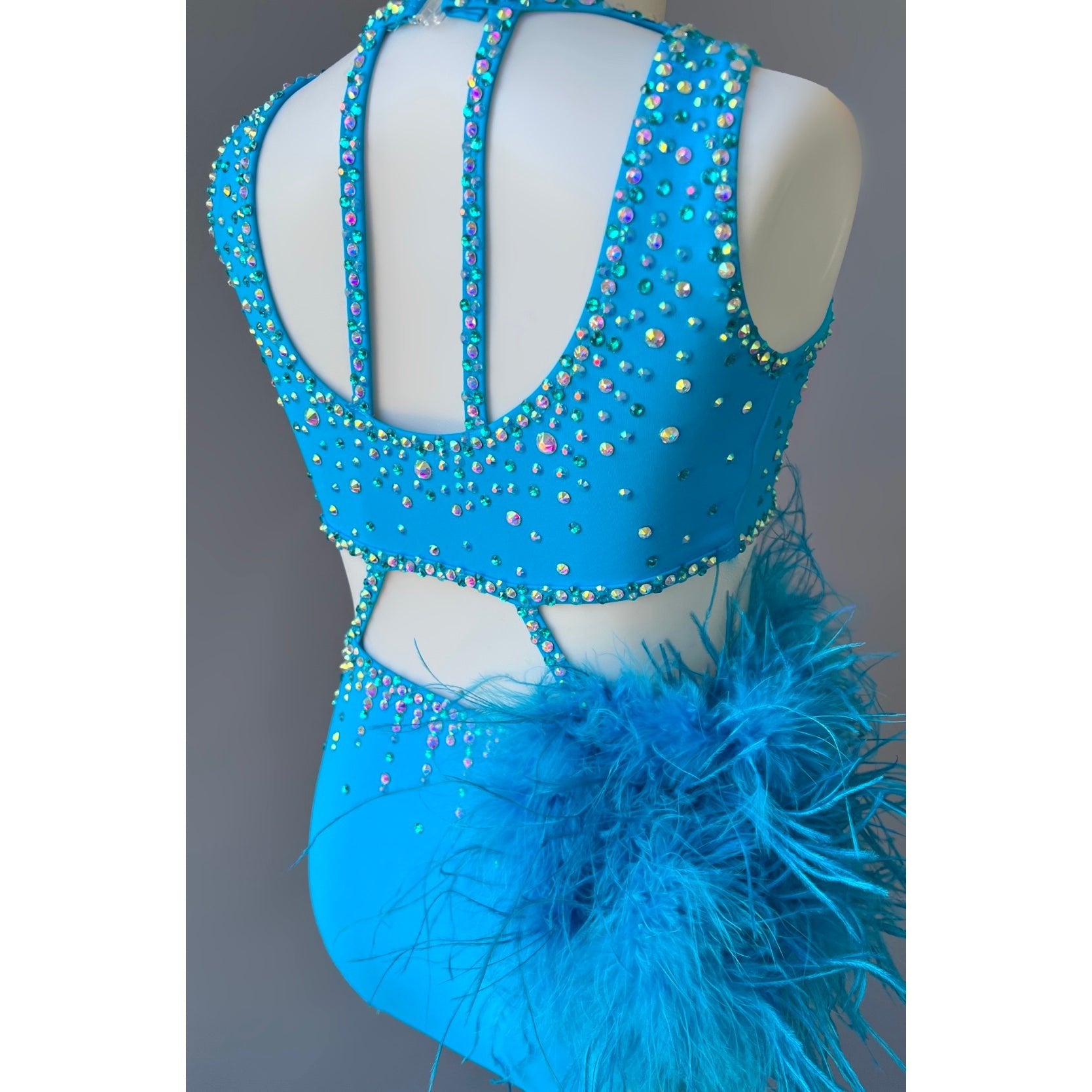 Child 6 | Grecian Blue Jazz Dance Costume - Sparkle Worldwide