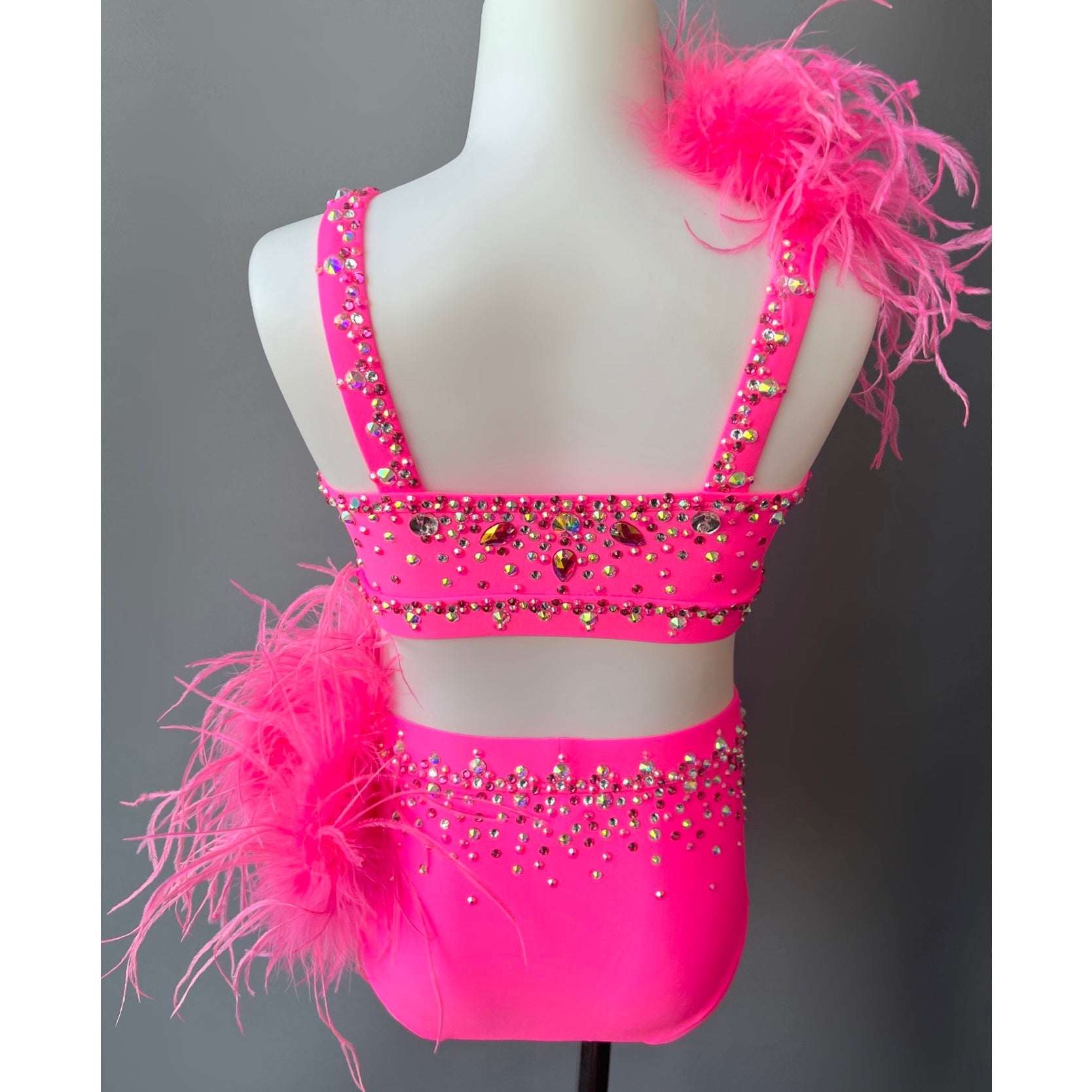 Child 6 | Party Pink Jazz Dance Costume - Sparkle Worldwide
