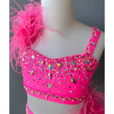 Child 6 | Party Pink Jazz Dance Costume - Sparkle Worldwide
