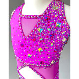 Size 10 | Purple Orchid Jazz Dance Costume - Sparkle Worldwide