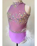 Size 12 | Light Orchid Jazz Dance Costume - Sparkle Worldwide