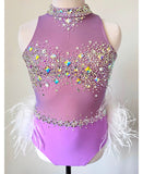 Size 12 | Light Orchid Jazz Dance Costume - Sparkle Worldwide