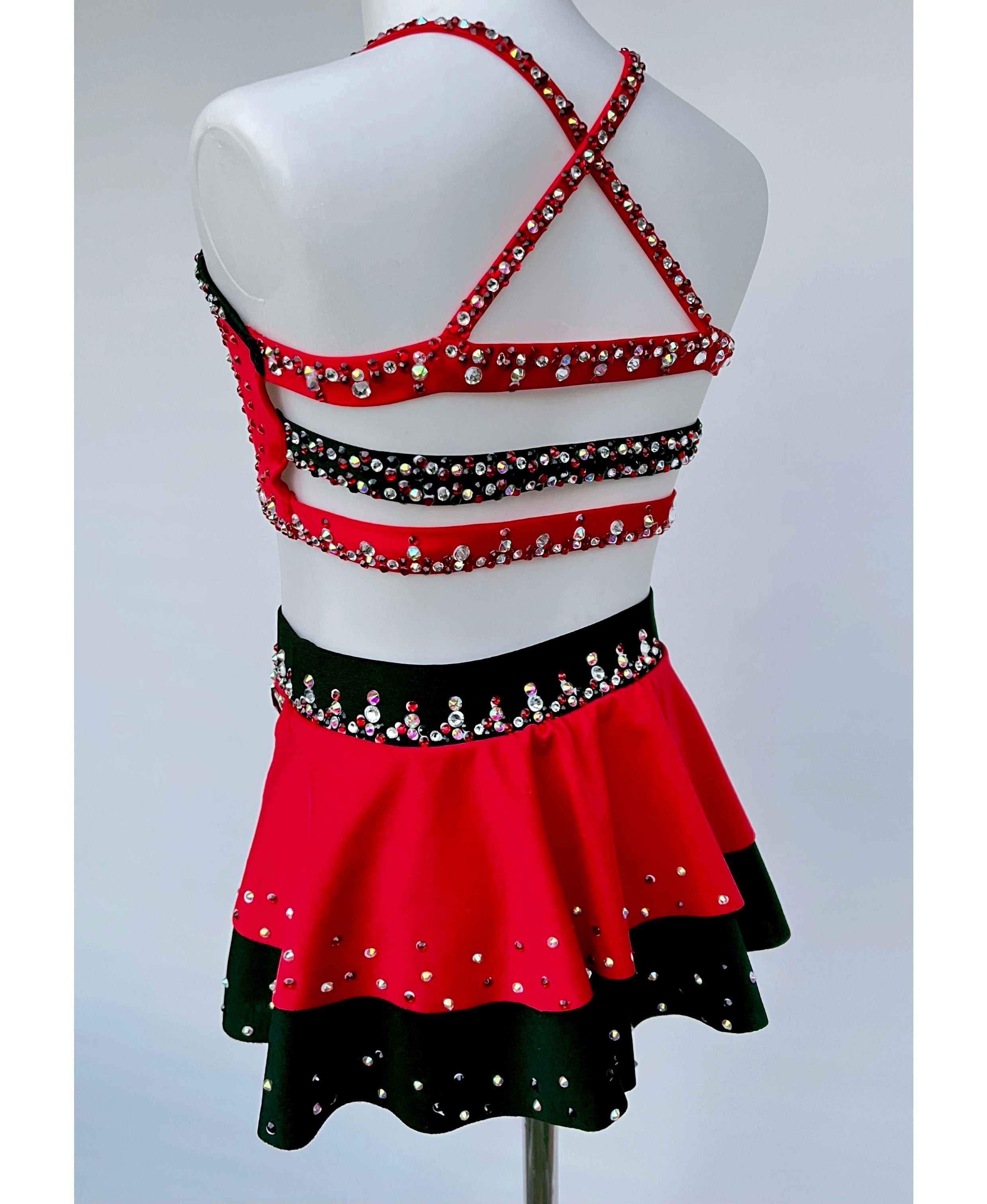Red Jazz Dance Costumes