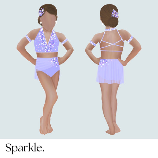 Stephanie's Costume | Lavender Luster - Sparkle Worldwide